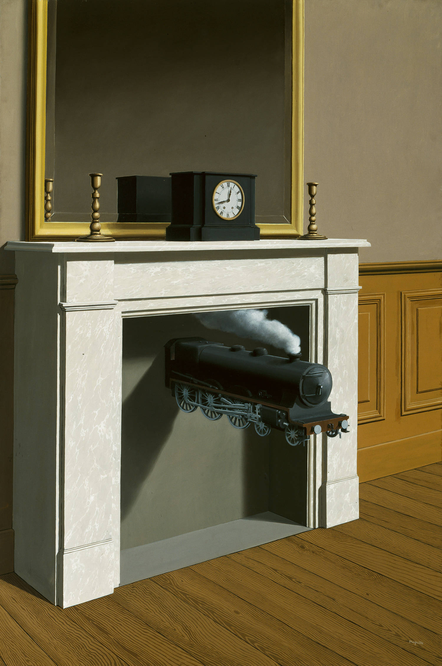 Rene Magritte - Time Transfixed 1938